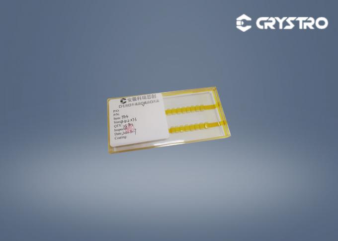 40dB Ratio de extinción Dia 4.2mm TGG Cristales varillas Terbio Gallio Granate 0