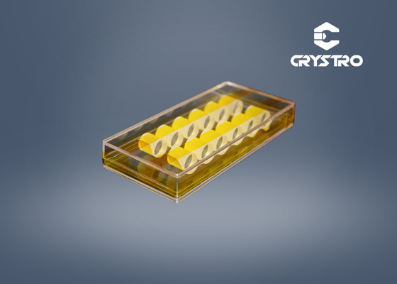 Diámetro 10x15 mm Tamaño BiG TGG Cristal único Baja absorción